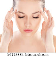 Thinking young woman