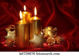 Christmas candles Christmas candles