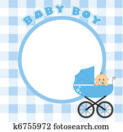 Frame for baby boy