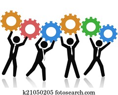 lag, arbeid, opp, utvekslinger