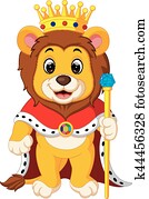 lion with crown lion with crown