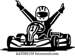 Kart racing winner Kart racing winner