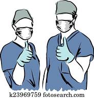 medical staff illustration medical staff illustration
