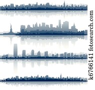 New york city skyline New york city skyline