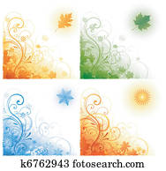 quatro estações, fundo