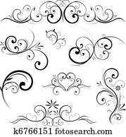 Vector scroll ornament Vector scroll ornament