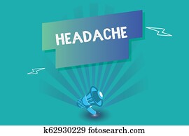 showing distress headache writing note business respiratory continuous emotional showcasing stress pain head sign fotosearch drawing symptoms child