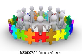 Diversity concept with people