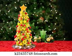 Fruit Christmas tree