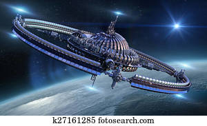 Futuristic spaceship wheel Futuristic spaceship wheel