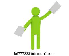 The green man of the wood image