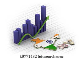 India map and currency India map and currency