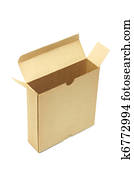 open paper box 