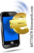 Pay by Mobile Cell Smart Phone Euro Pay by Mobile Cell Smart Phone Euro