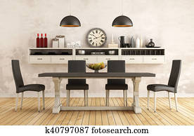 Classic dining room Classic dining room