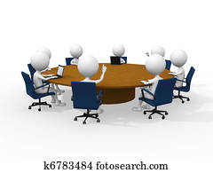 Concept of business meeting