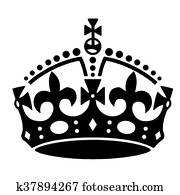 Creative crown tattoo illustration Creative crown tattoo illustration