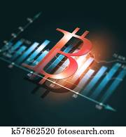 Crypto, finanças, diagrama