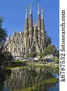 Facade Sagrada Familia Barcelona Spain Facade Sagrada Familia Barcelona Spain