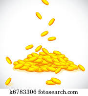 Heap of Gold Coin
