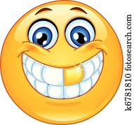zahngold, emoticon zahngold, emoticon