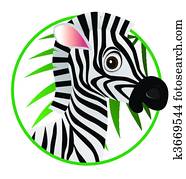 zebra, ציור היתולי