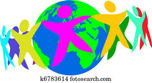 אנשים, של, העולם, -, התחבר עבודה