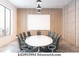 Conference room with city view Conference room with city view