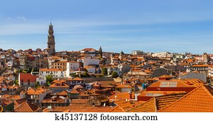 porto, cidade velha, -, portugal