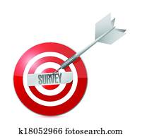 survey target illustration design survey target illustration design
