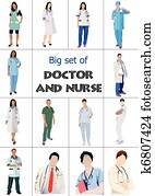  Big set of Medical doctors and nur