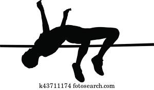 female athlete high jump female athlete high jump