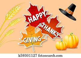 Happy Thanksgiving card Happy Thanksgiving card