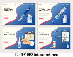 Vaccination landing page template Vaccination landing page template