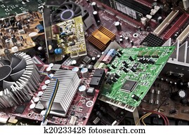 eletrônico, desperdício