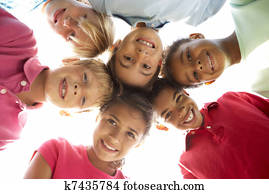Group Of Children Playing In Park Group Of Children Playing In Park