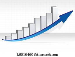 negócio, graph., negócio, sucesso