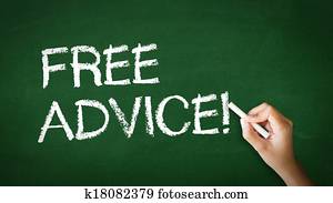 vrij advies, krijt, illustratie