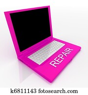 מחשב נייד, עם, מילה, תקן, ב, זה