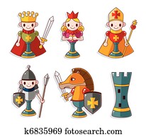 cartoon chess isolated cartoon chess isolated