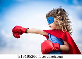 Superhero kid Superhero kid