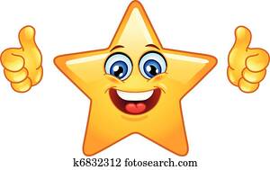 Thumbs up star Thumbs up star
