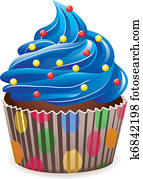 blue cupcake blue cupcake