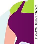 mutter, kind, kochende, gesundes essen, in, kueche mutter, kind, kochende, gesundes essen, in, kueche