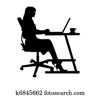 Woman On Laptop Woman On Laptop