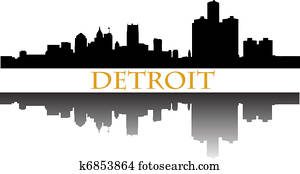 Detroit skyline Detroit skyline