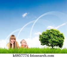 happy family spending time together