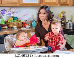 jag stressade ute, mor