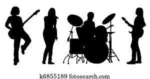 Singing Band Vector Singing Band Vector