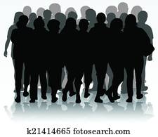 grupo de las personas